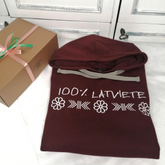 100% latviete Hoodie